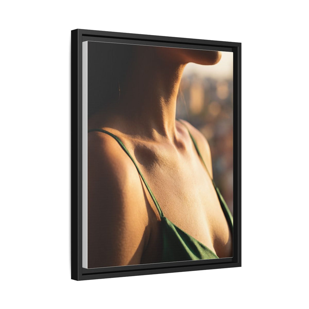 Framed Matte Canvas - Sunlit Muse