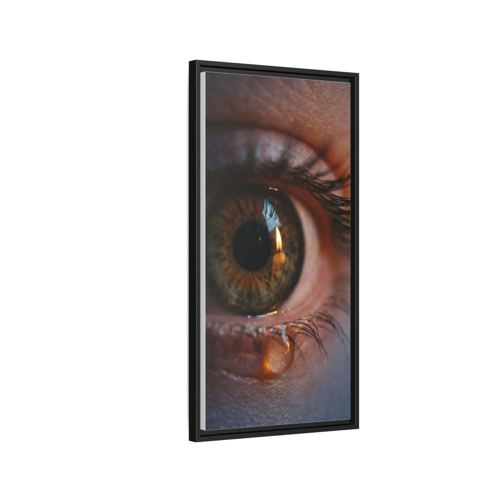 Framed Matte Canvas - Mystic Eye — Black / 1.25"