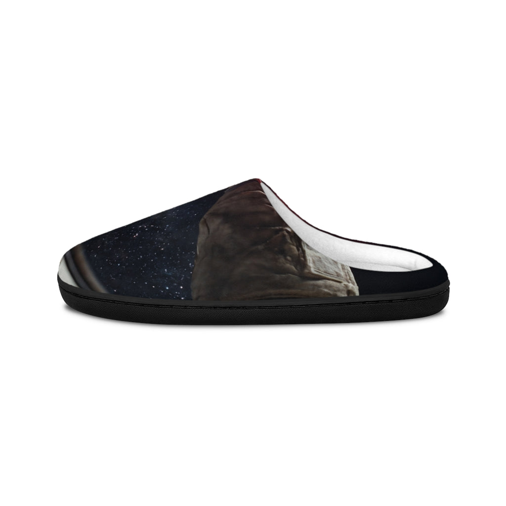 Women's Slippers with Astronaut Space Window Art