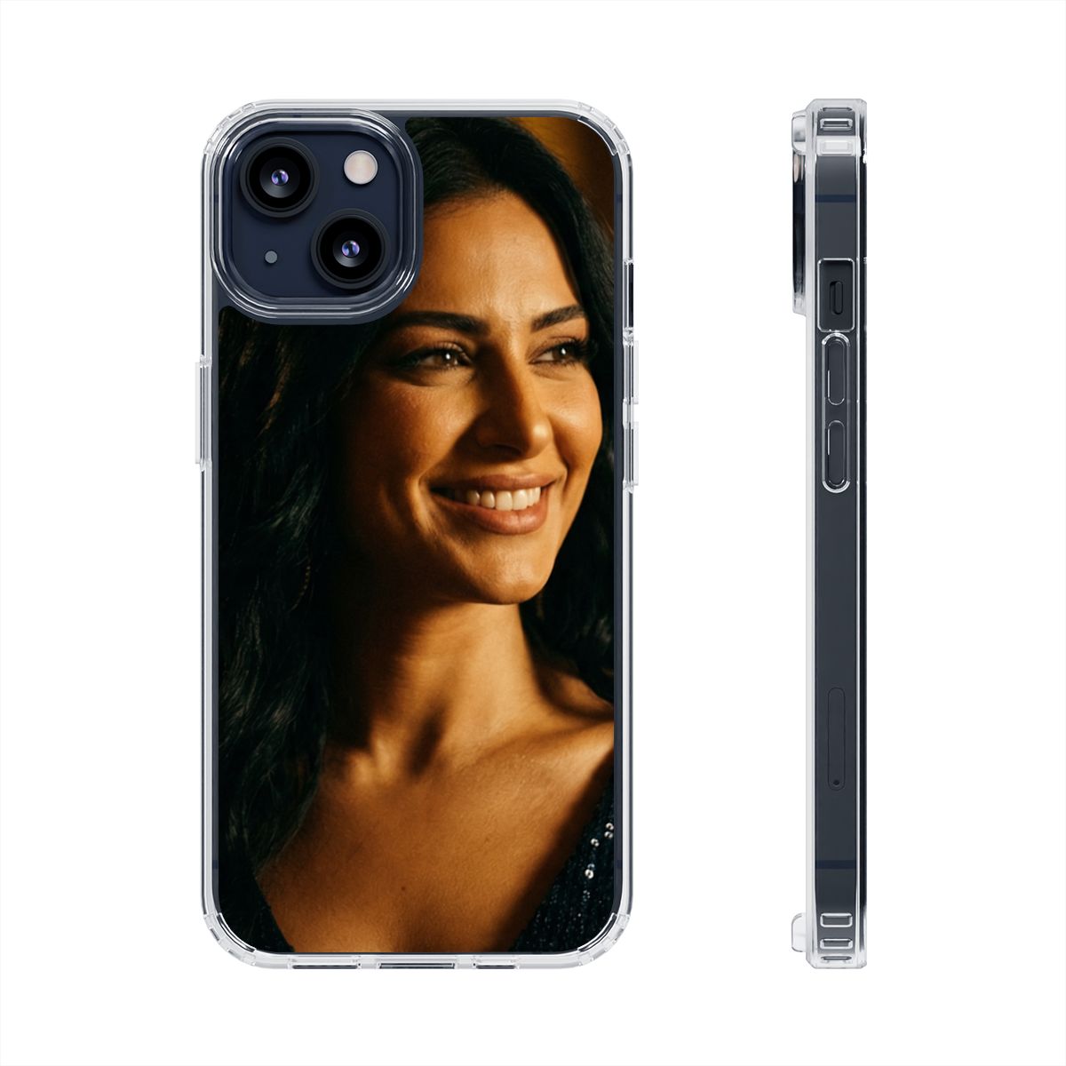 Clear Impact-Resistant Cases - Clear Phone Case - Golden...