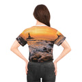 Crop Tee - Golden Coastal Wanderlust