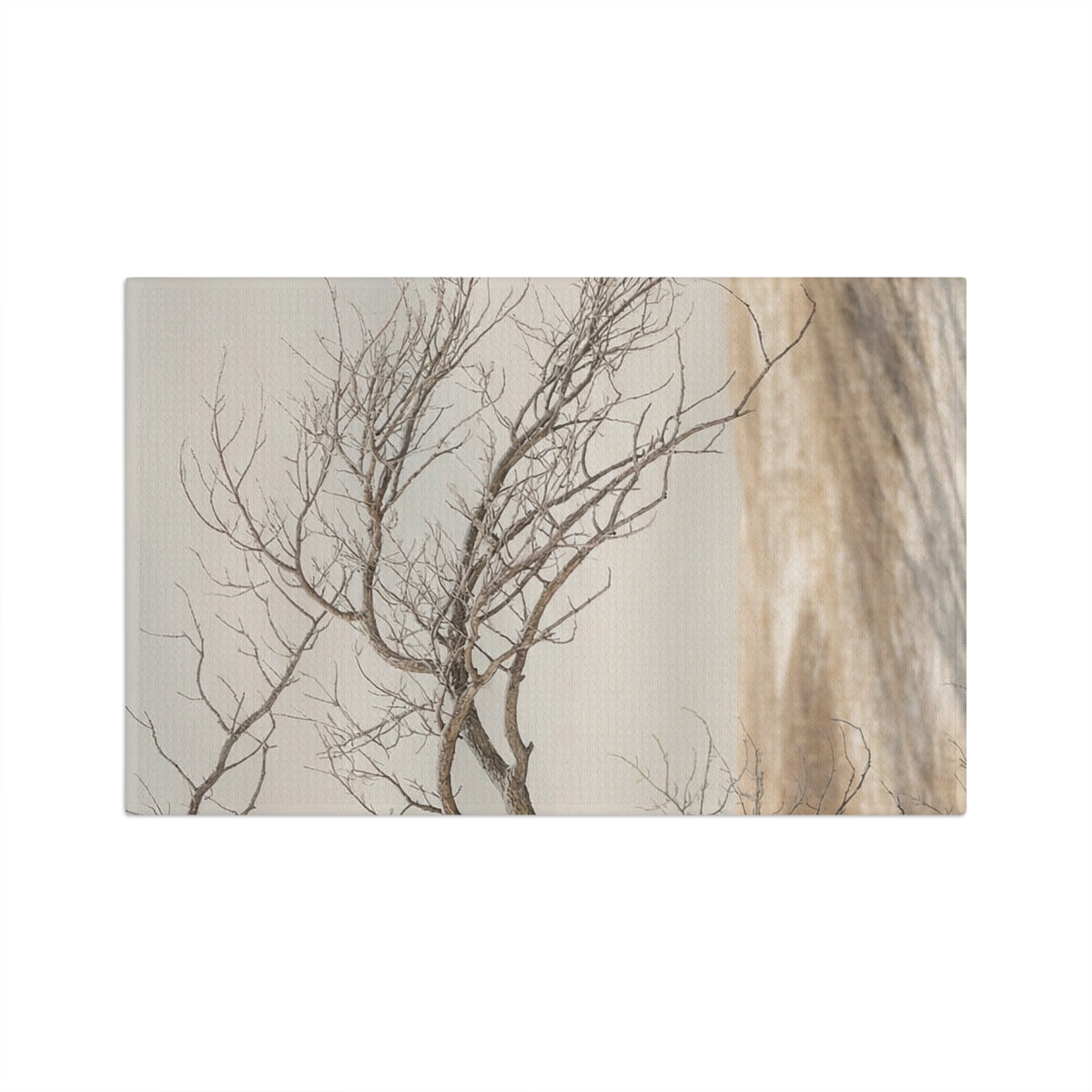 Microfiber Tea Towel - Rustic Winter Woods | Echovira...
