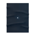 Navy Minimalist Soft Fleece Baby Blanket