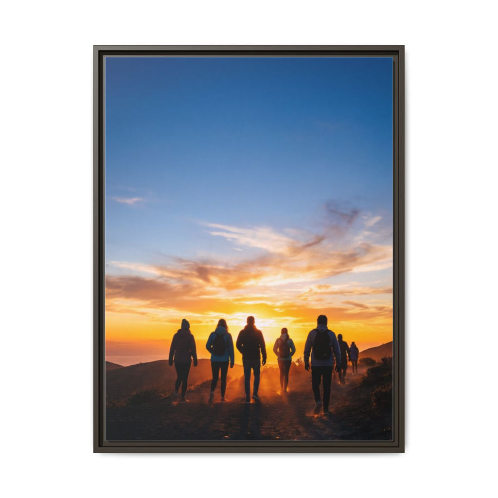 Matte Canvas, Framed - Epic Dawn Trek