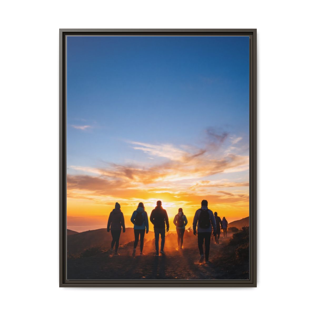Matte Canvas, Framed - Epic Dawn Trek