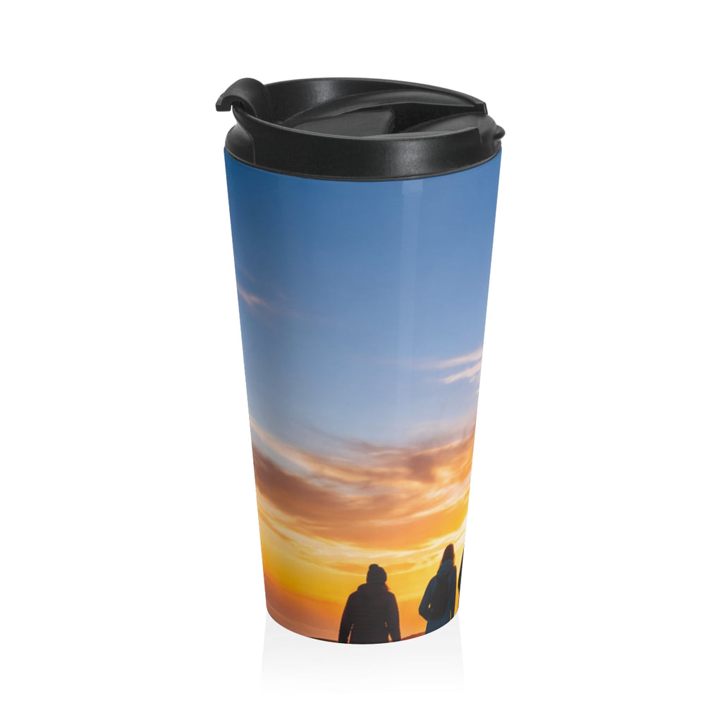 Stainless Steel Travel Mug - Explorer's Sunrise