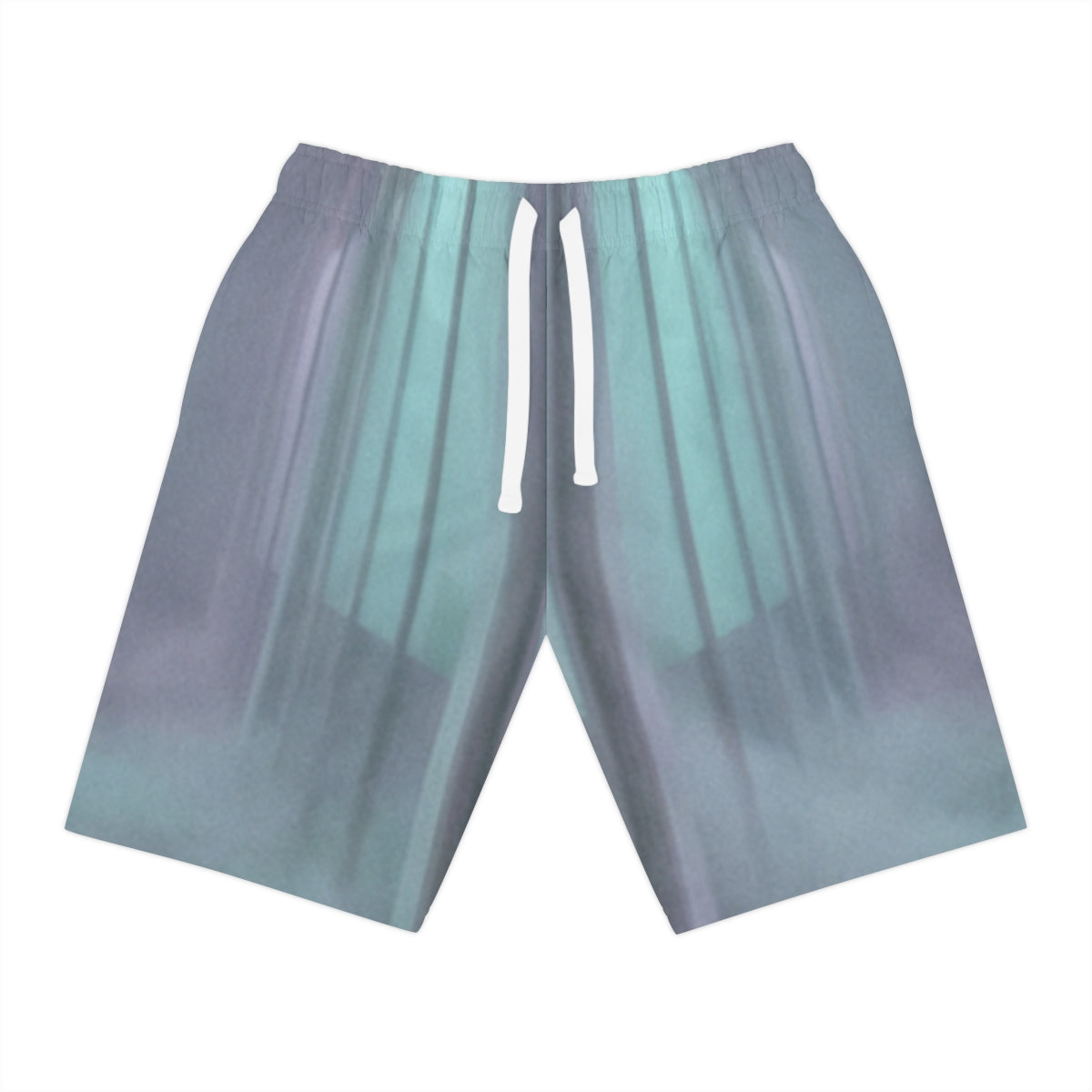 Athletic Long Shorts - Liminal Corridor Fog Art Print |...