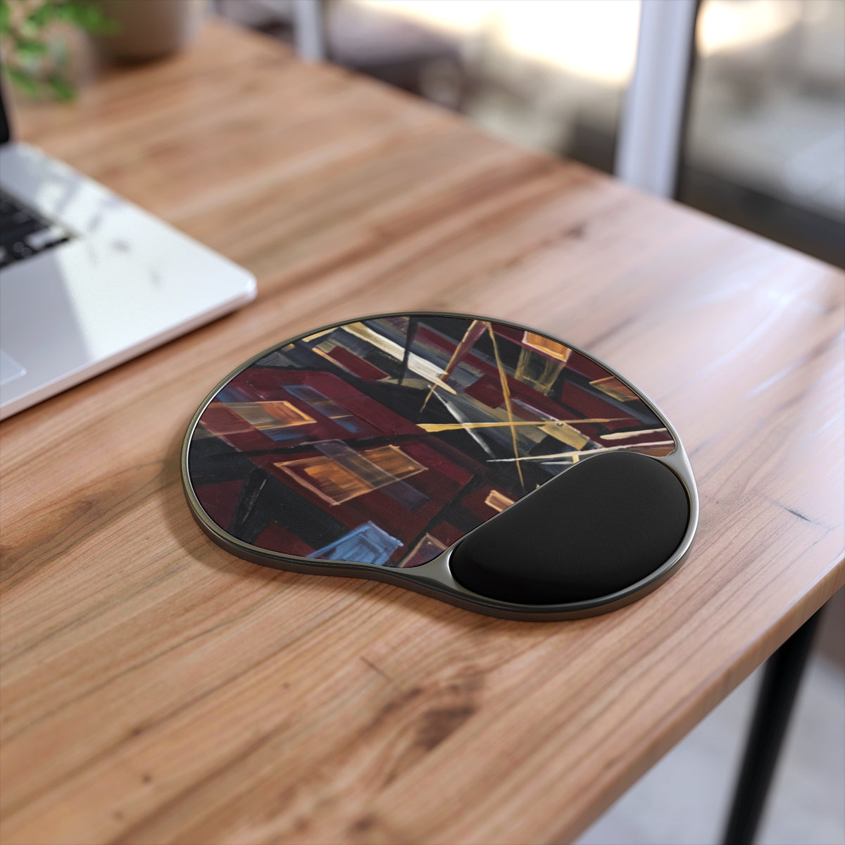 Mouse Pad with Wrist Rest - Urban Perspective | Echovira...
