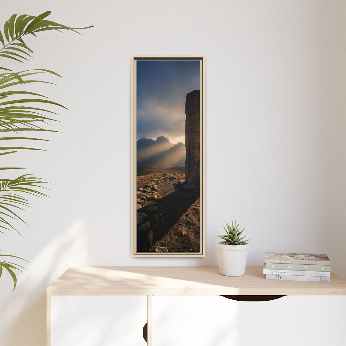 Matte Canvas, Framed - Mystic Monolith Ancient Persian... |...