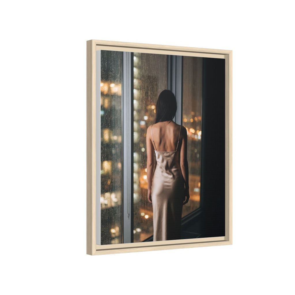 Framed Matte Canvas - Cinematic Nights — Natural / 1.25"
