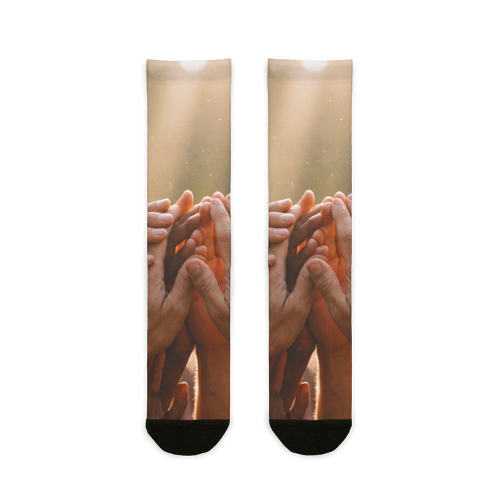 सब्लिमेशन Crew Socks - सनलिट कलेक्टिव ग्लो