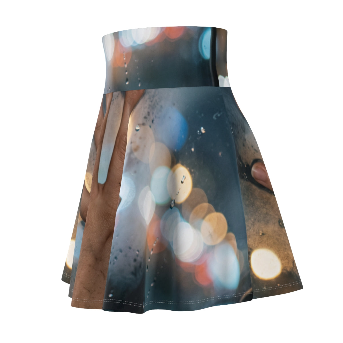 Rainy City Window Women's Skater Skirt