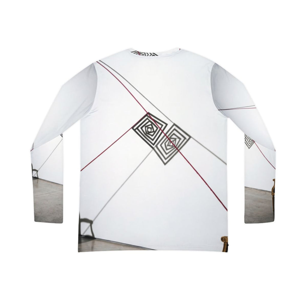 Geometric Art Women's Long Sleeve V-Neck Shirt