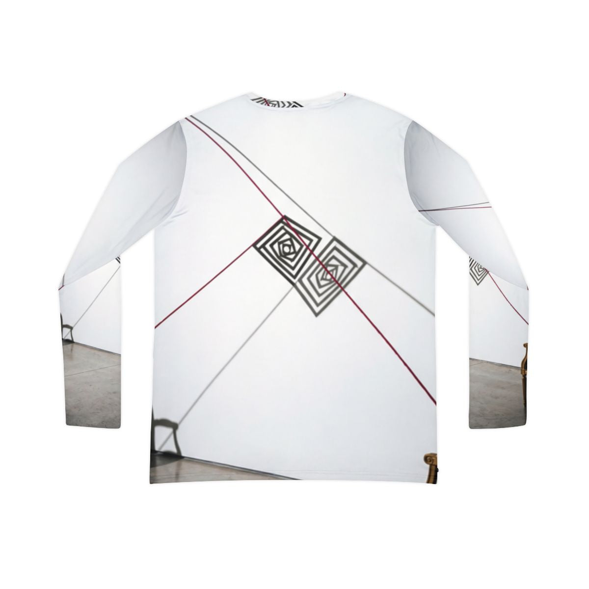 Geometric Art Women's Long Sleeve V-Neck Shirt