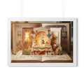 Framed Horizontal Poster - Storybook World — White (14×11......
