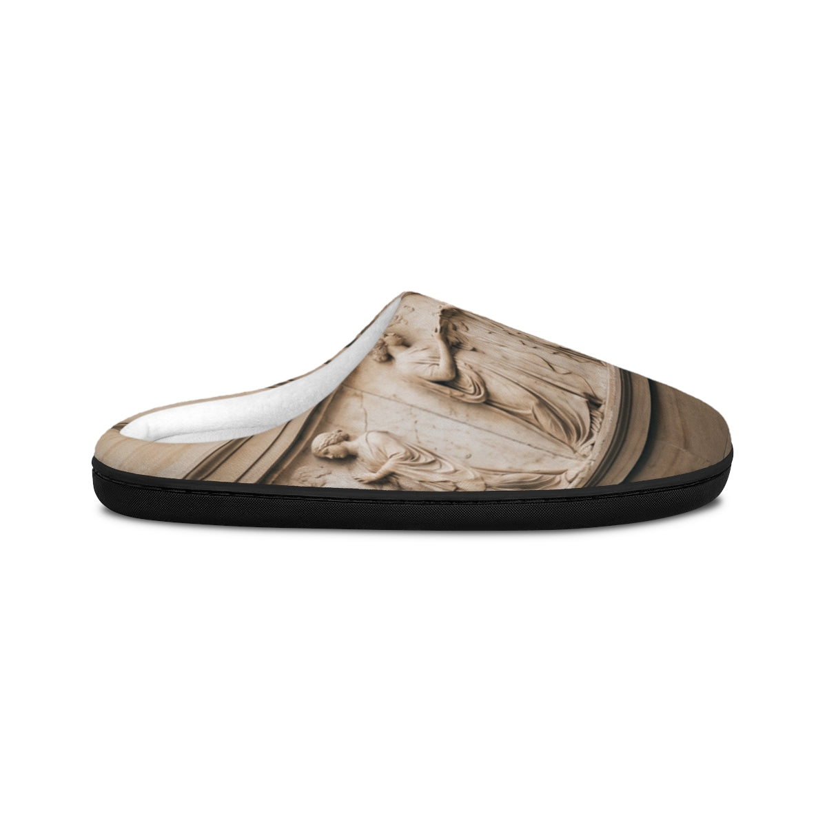 Women's Slippers - Classical Stone Frieze | Echovira Gallery