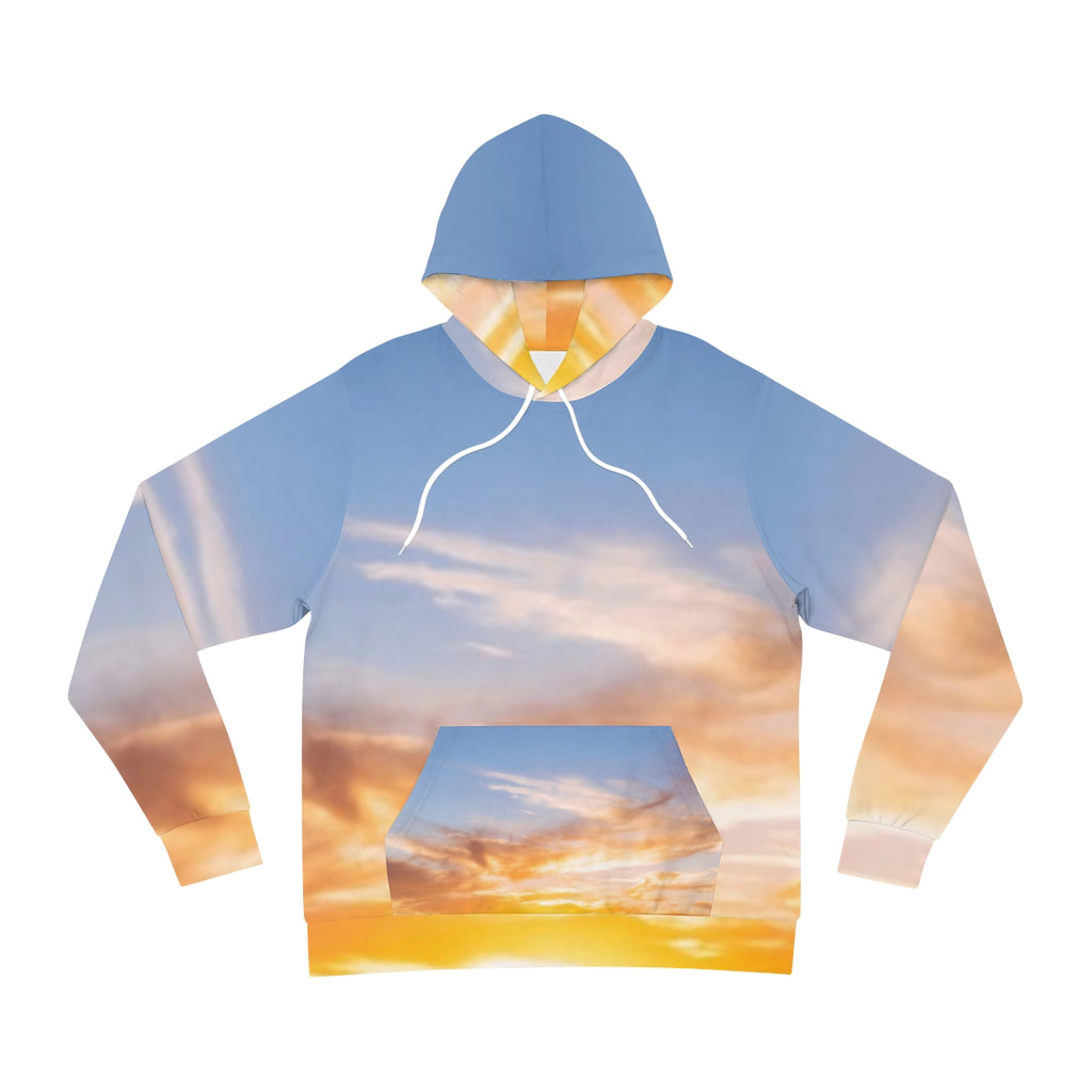Fashion Hoodie - Golden Mountain Ridge | Echovira Gallery