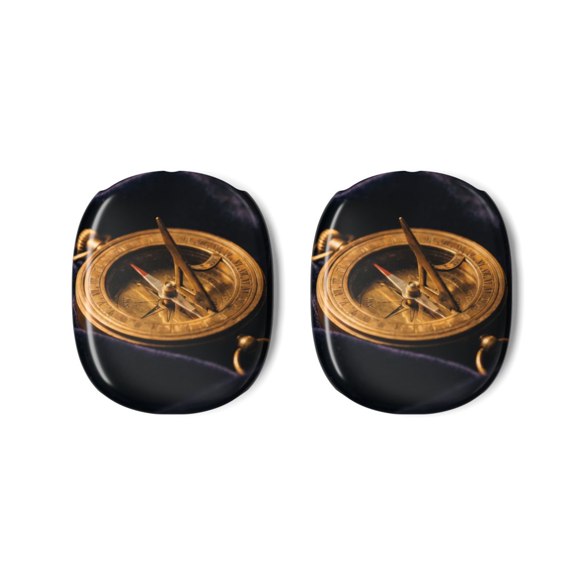Brass Sundial Compass AirPod Max Cases