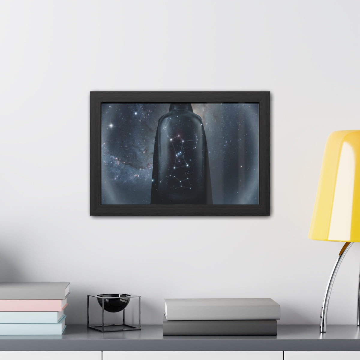 Framed Posters - Cosmic Sentinel Orion Constellation Art —...