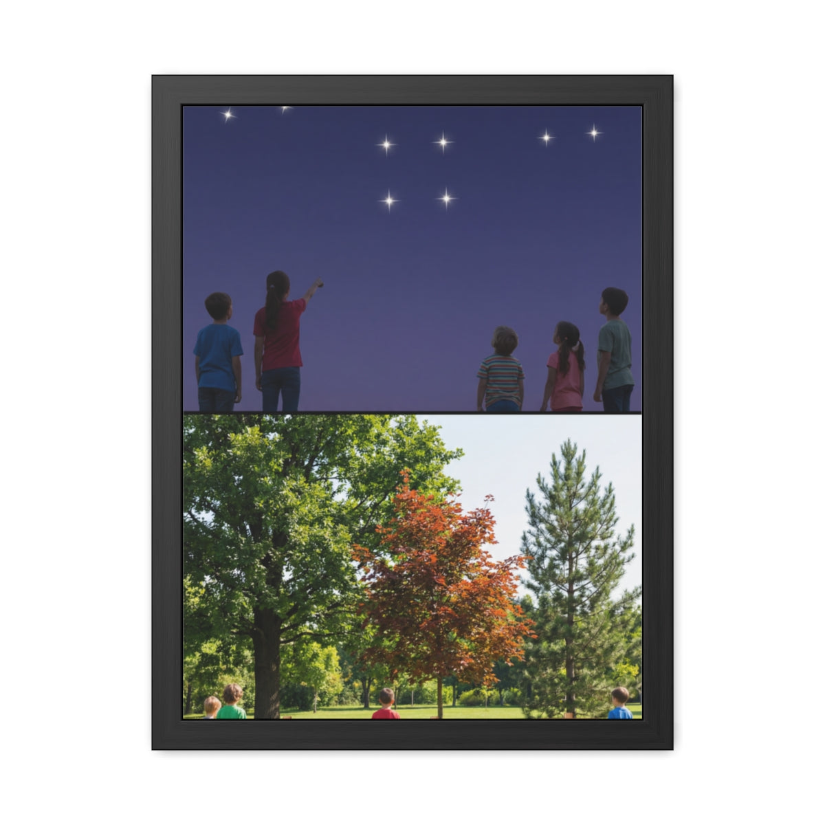 Framed Poster - Little Explorer — Portrait