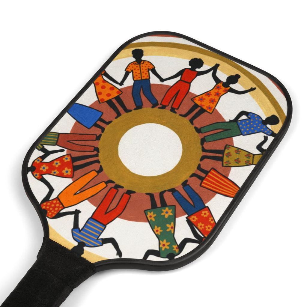 Pickleball Kit - Unity Mandala Folk Art | Echovira Gallery