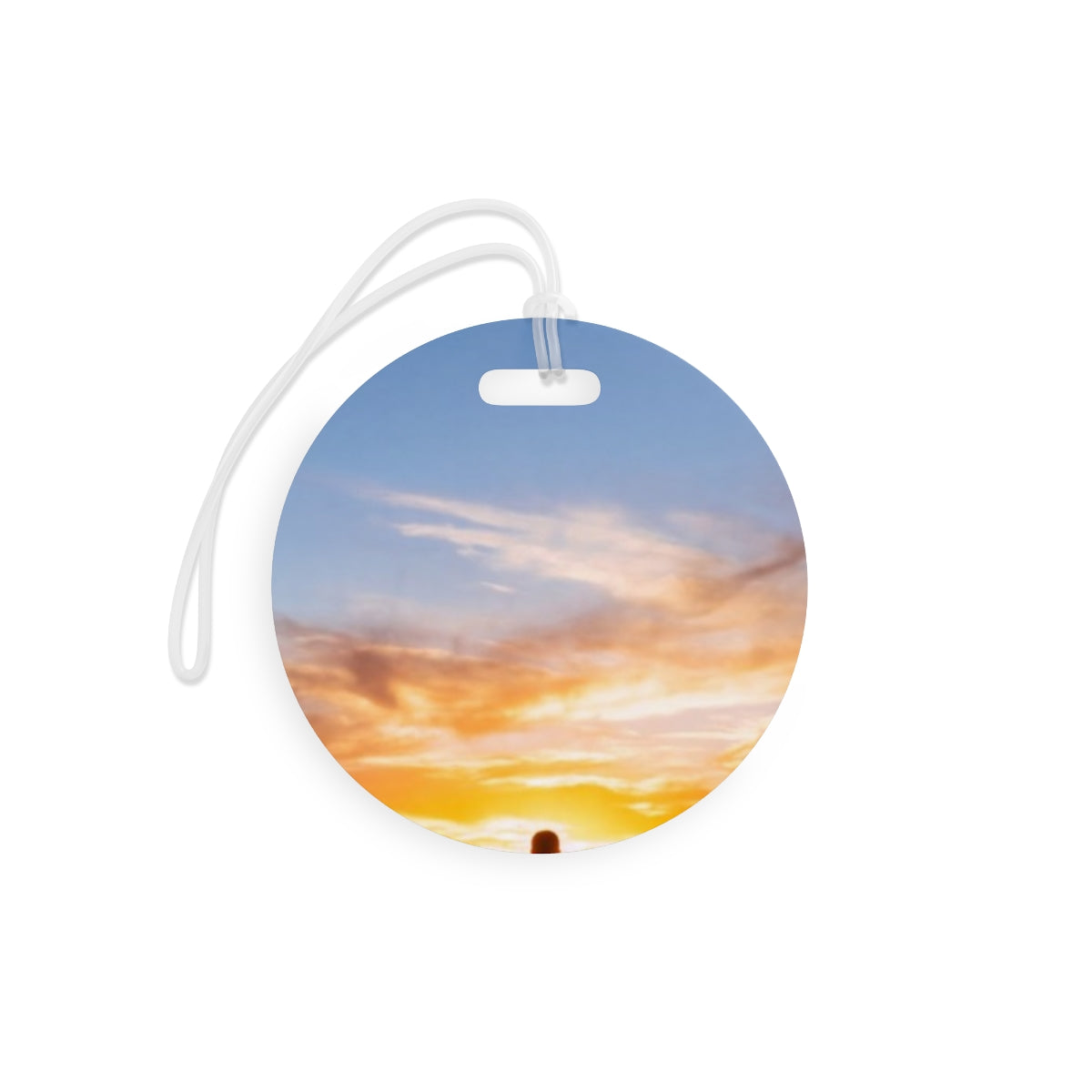 Luggage Tags - Sunset Mountain Ridge | Echovira Gallery
