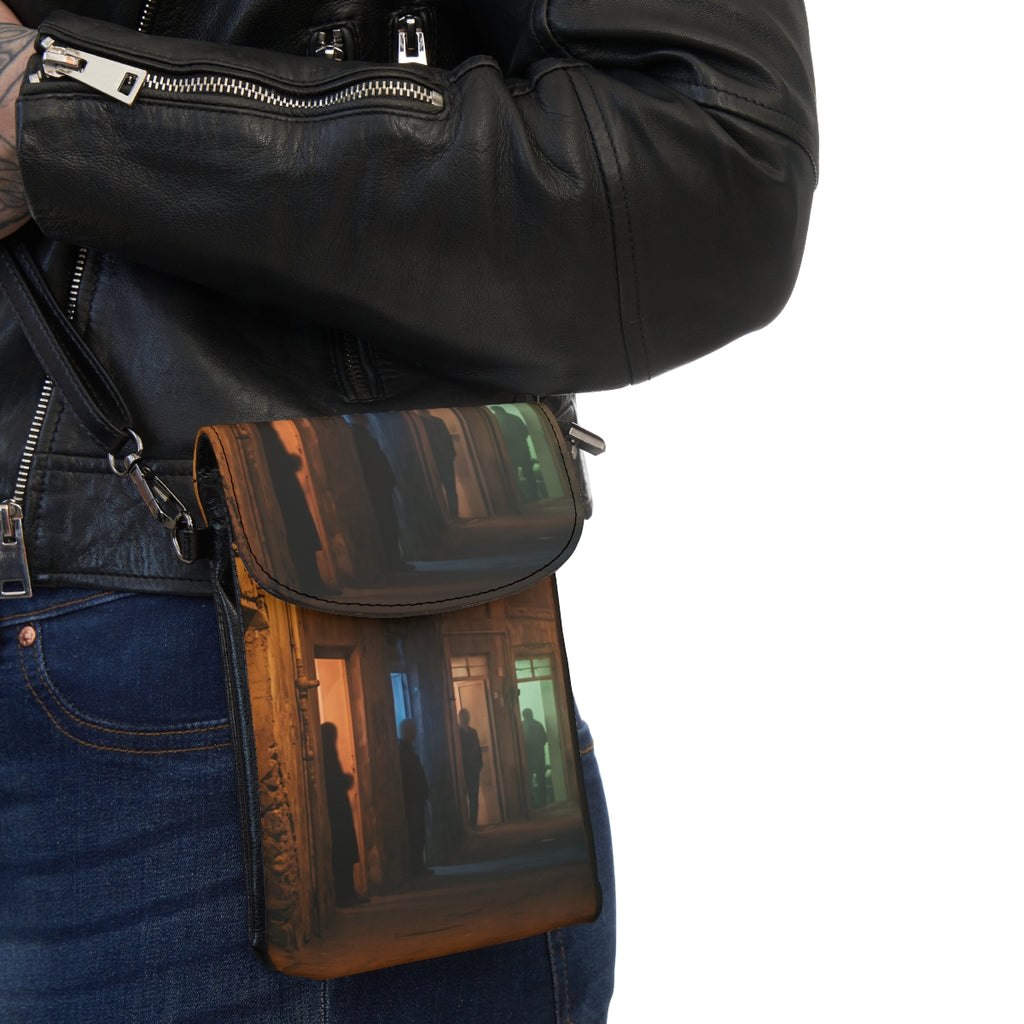 Small Cell Phone Wallet - Shadowed Alleyway Mystery Art... |...