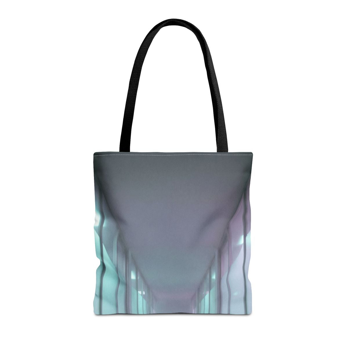 Tote Bag - Liminal Corridor Fog Art Print | Echovira Gallery
