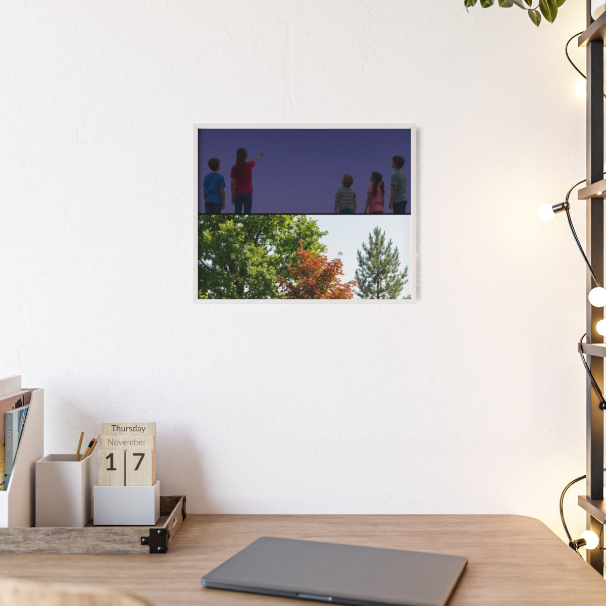 Posters with Wooden Frame - Woodland Explorer