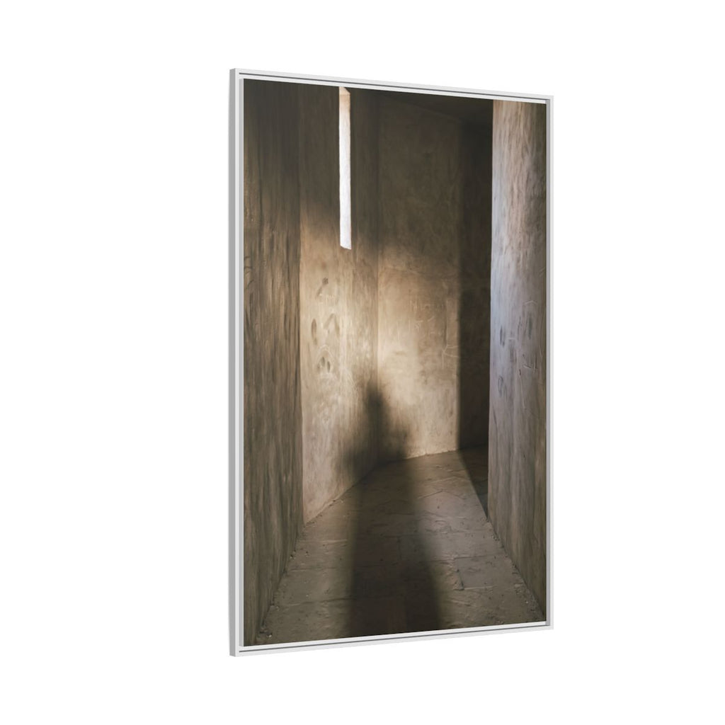 Matte Canvas, Framed - Shadows of the Citadel moody... |...