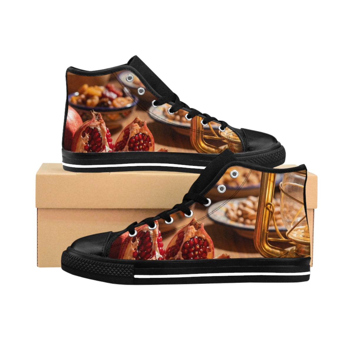 Women's Classic Sneakers - Amber Feast | Echovira Gallery