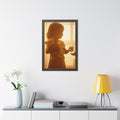 Framed Vertical Poster - Golden Reverie — Walnut (11×14... |...