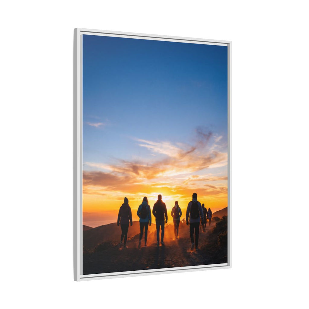 Matte Canvas, Framed - Epic Dawn Trek