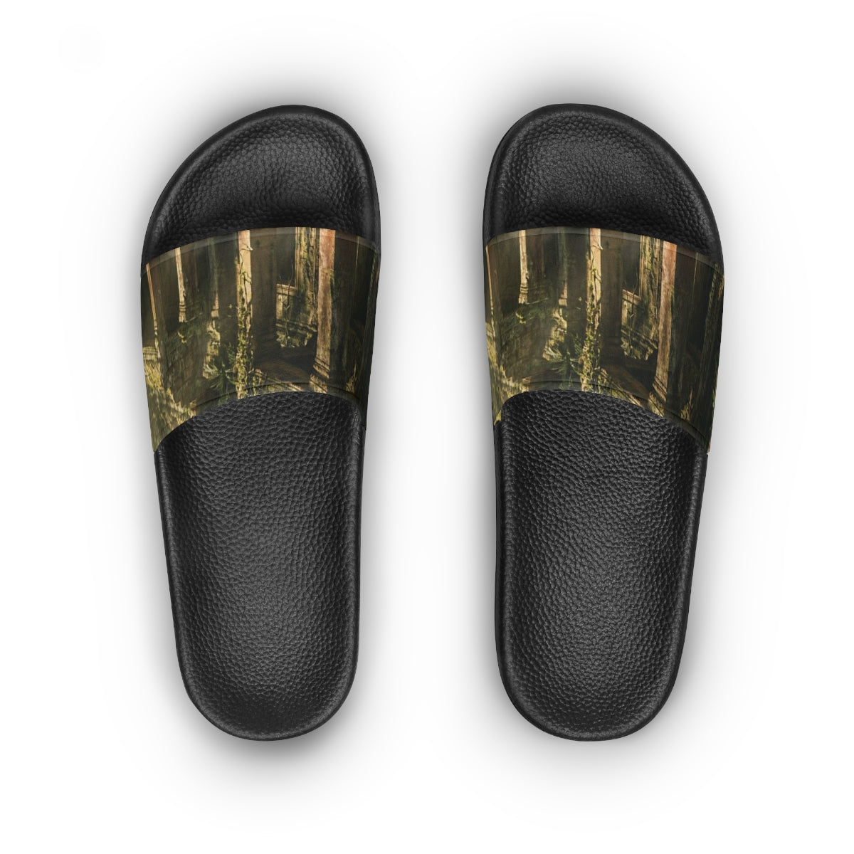 Women's Slide Sandals - Temple Pathway | Echovira Gallery