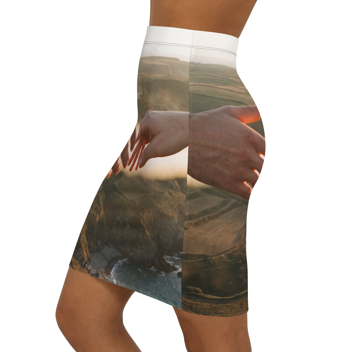Women's Mid-Waist Pencil Skirt - The Infinite Touch |... |...