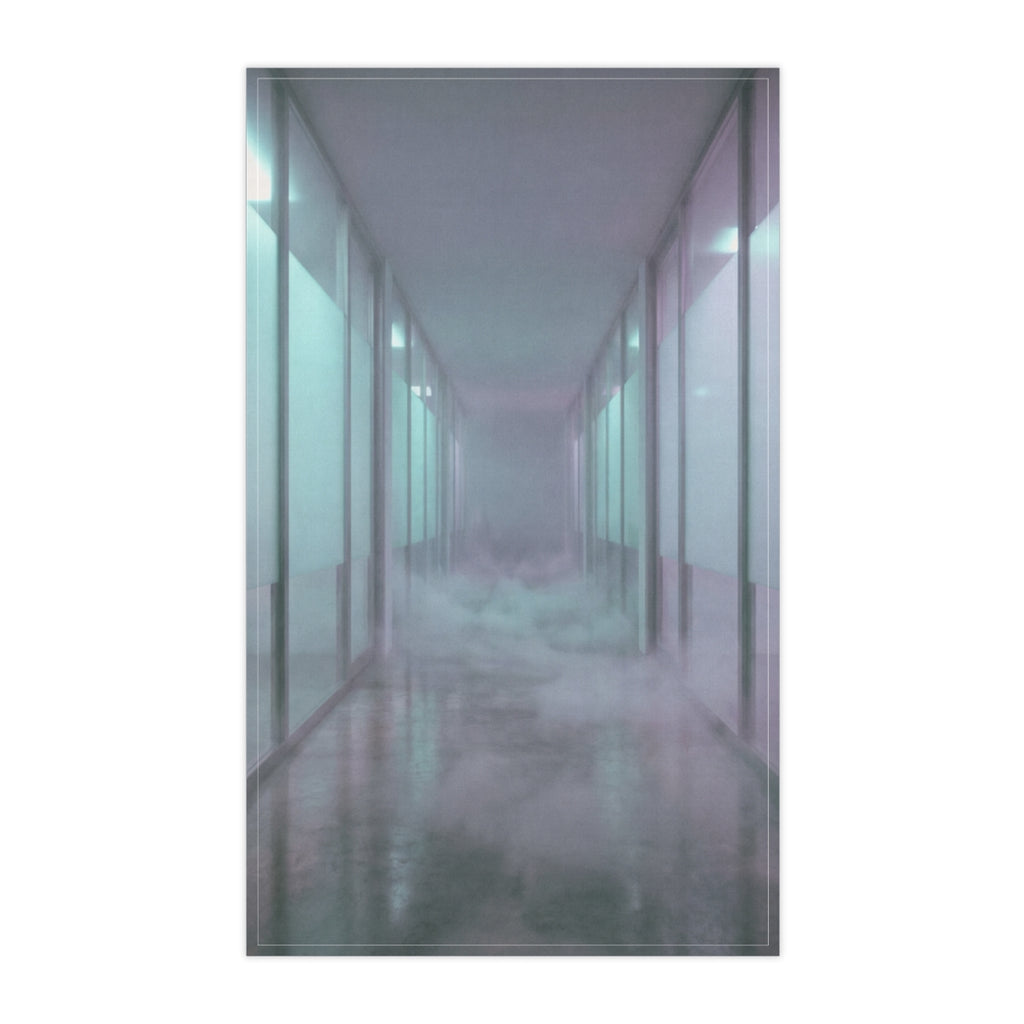 Tea Towels - Liminal Corridor Fog Art Print | Echovira...