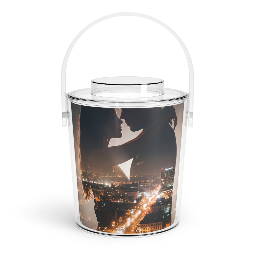 Ice Bucket with Tongs - Midnight City Glow | Echovira...