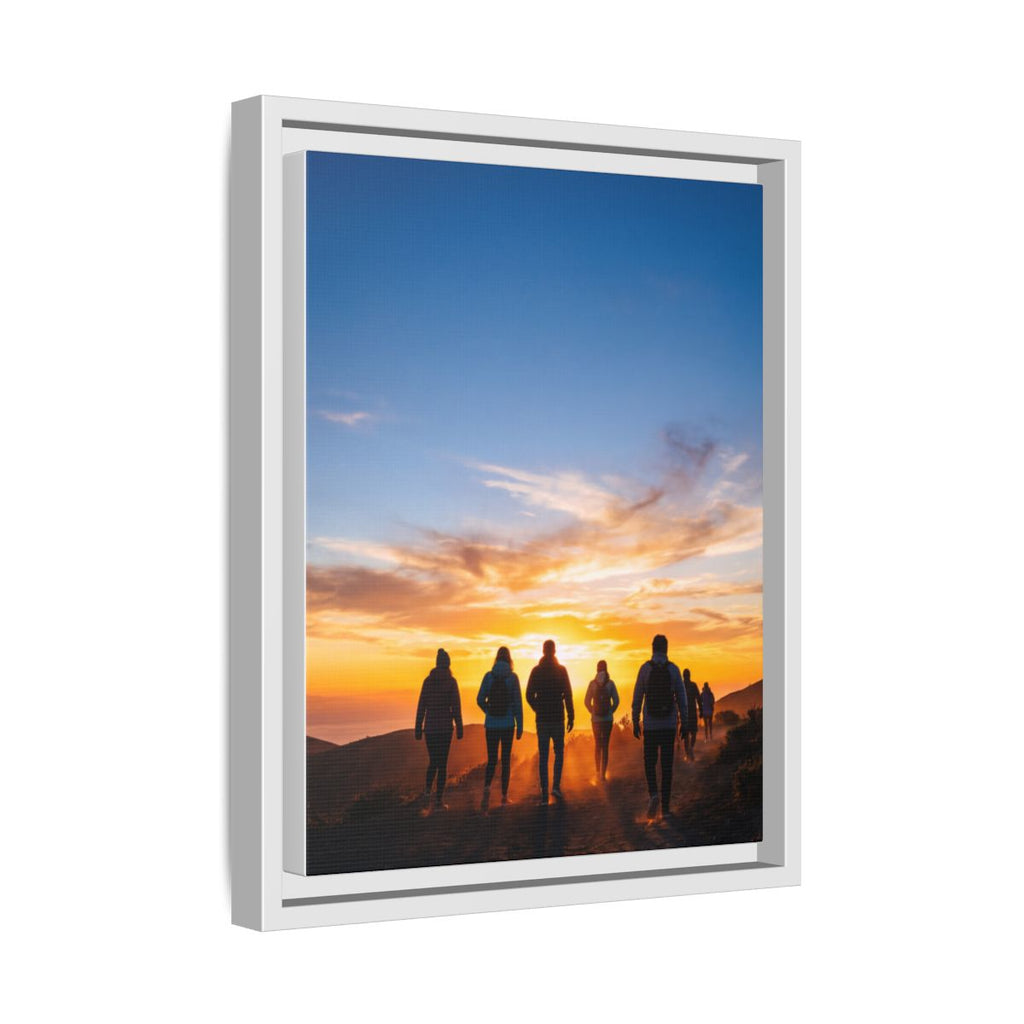 Matte Canvas, Framed - Epic Dawn Trek