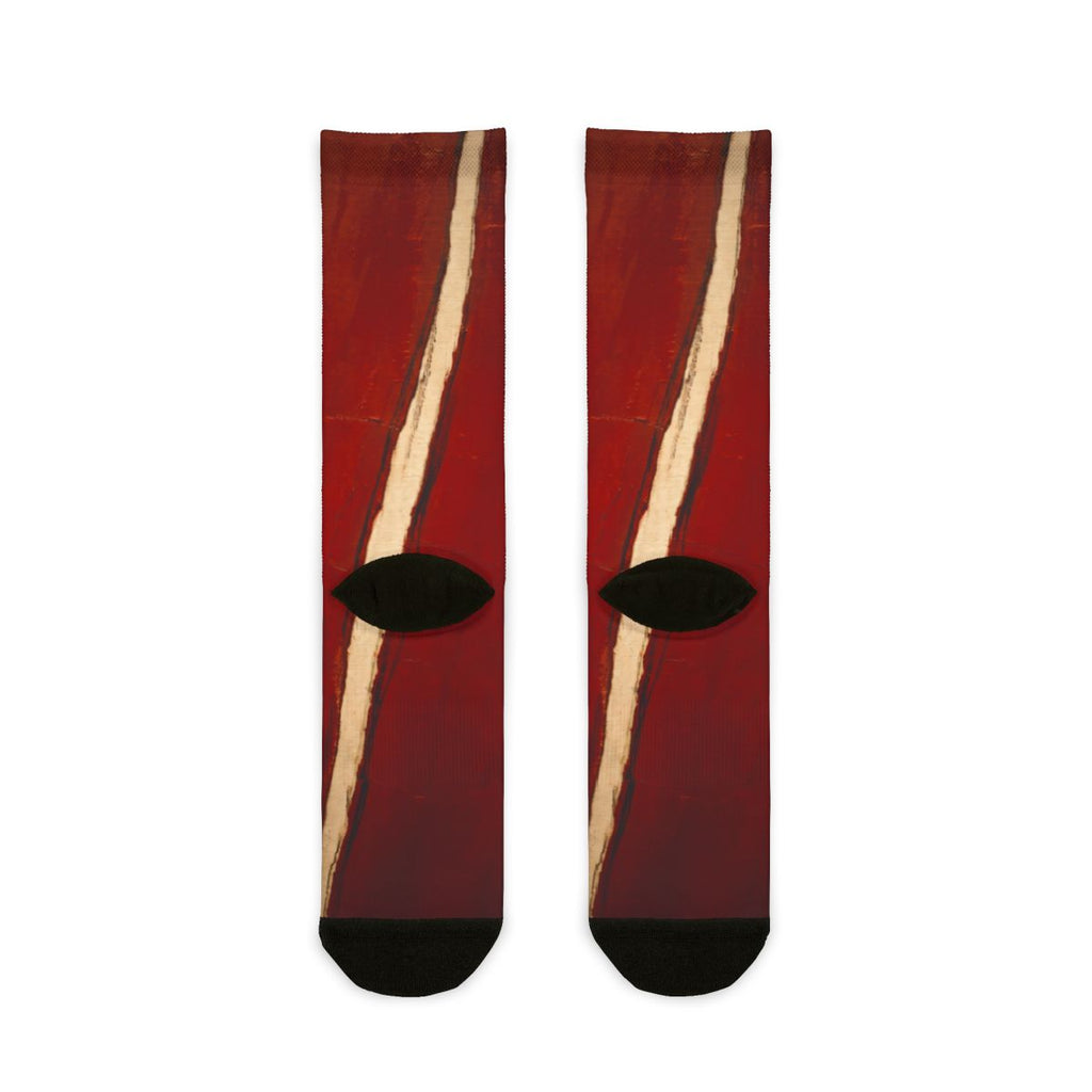 Sublimation Crew Socks - Crimson Divide Athletic | Echovira...