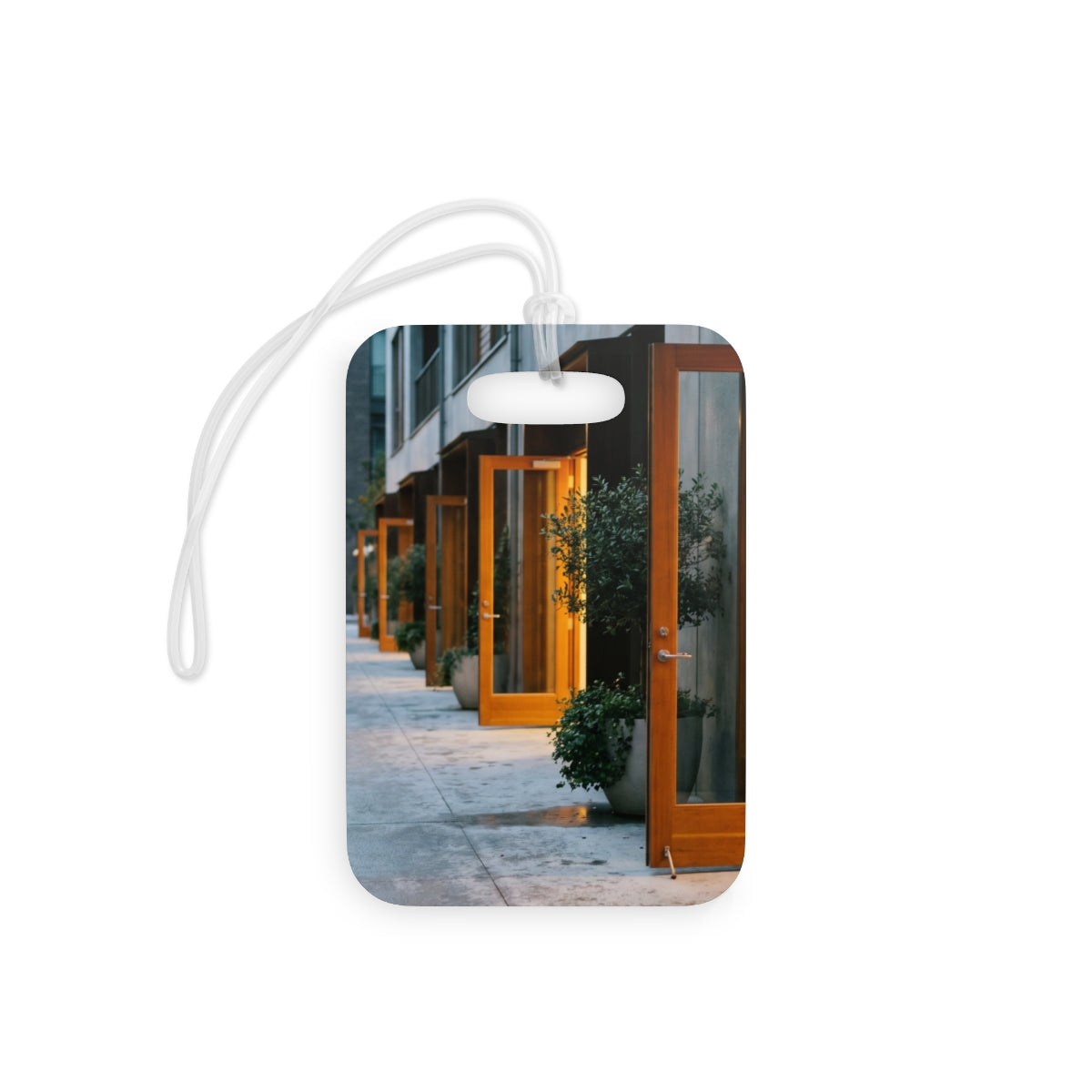 Luggage Tags - Twilight Promenade Tag | Echovira Gallery