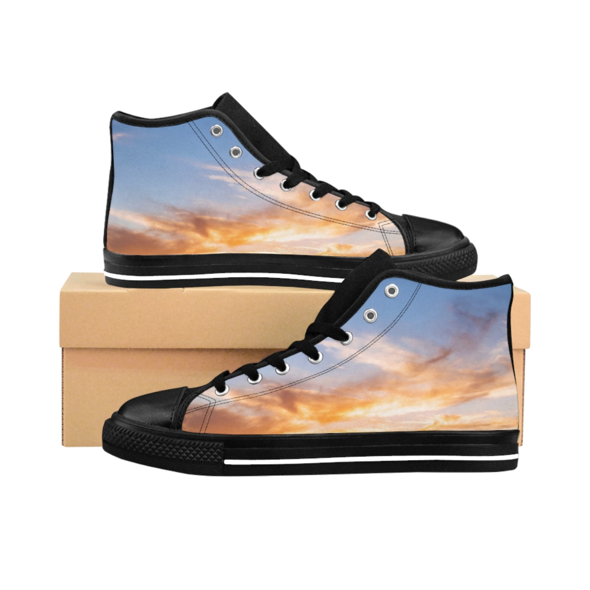 Women's Classic Sneakers - Sunset Ridge | Echovira Gallery