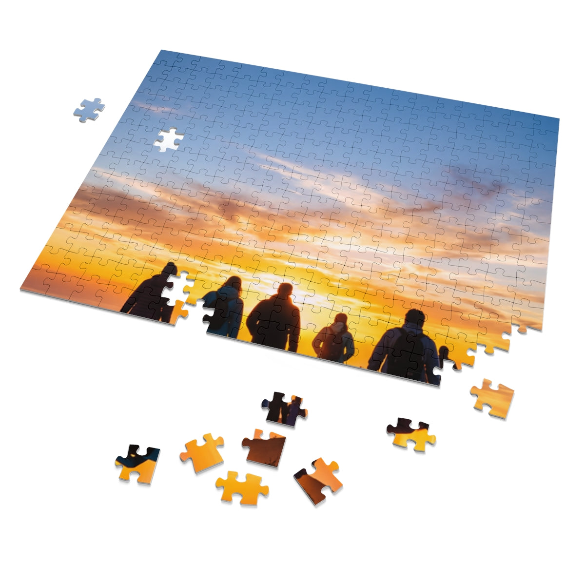 Jigsaw Puzzle with Tin - Epic Dawn Trek