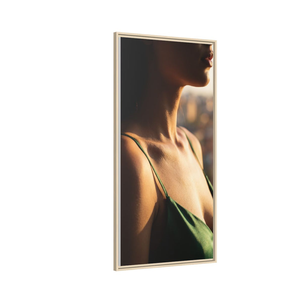 Framed Matte Canvas - Sunlit Muse