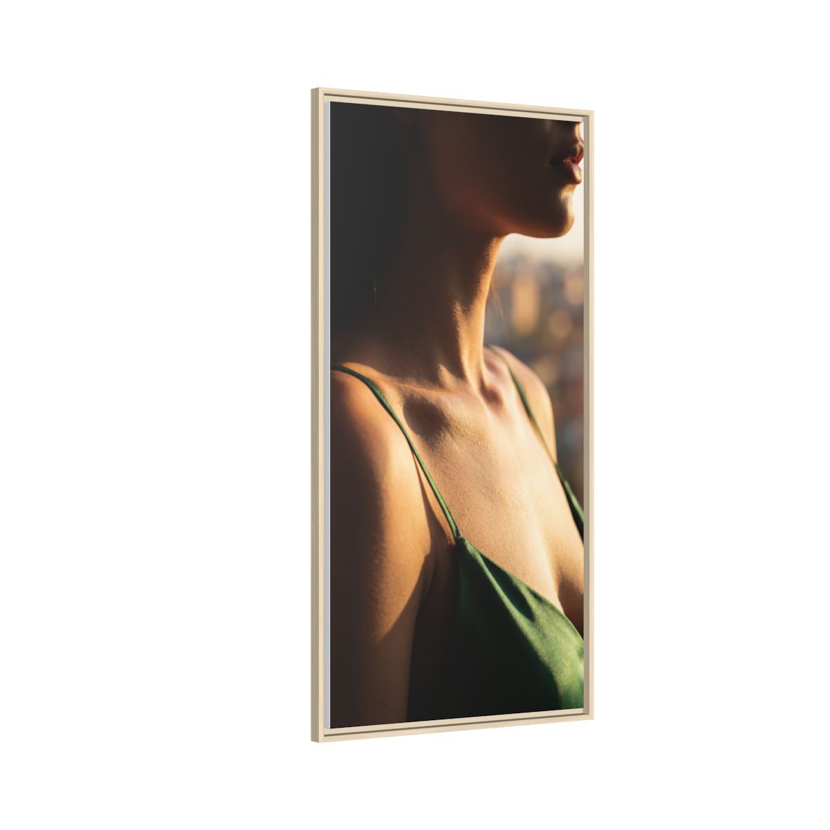 Framed Matte Canvas - Sunlit Muse