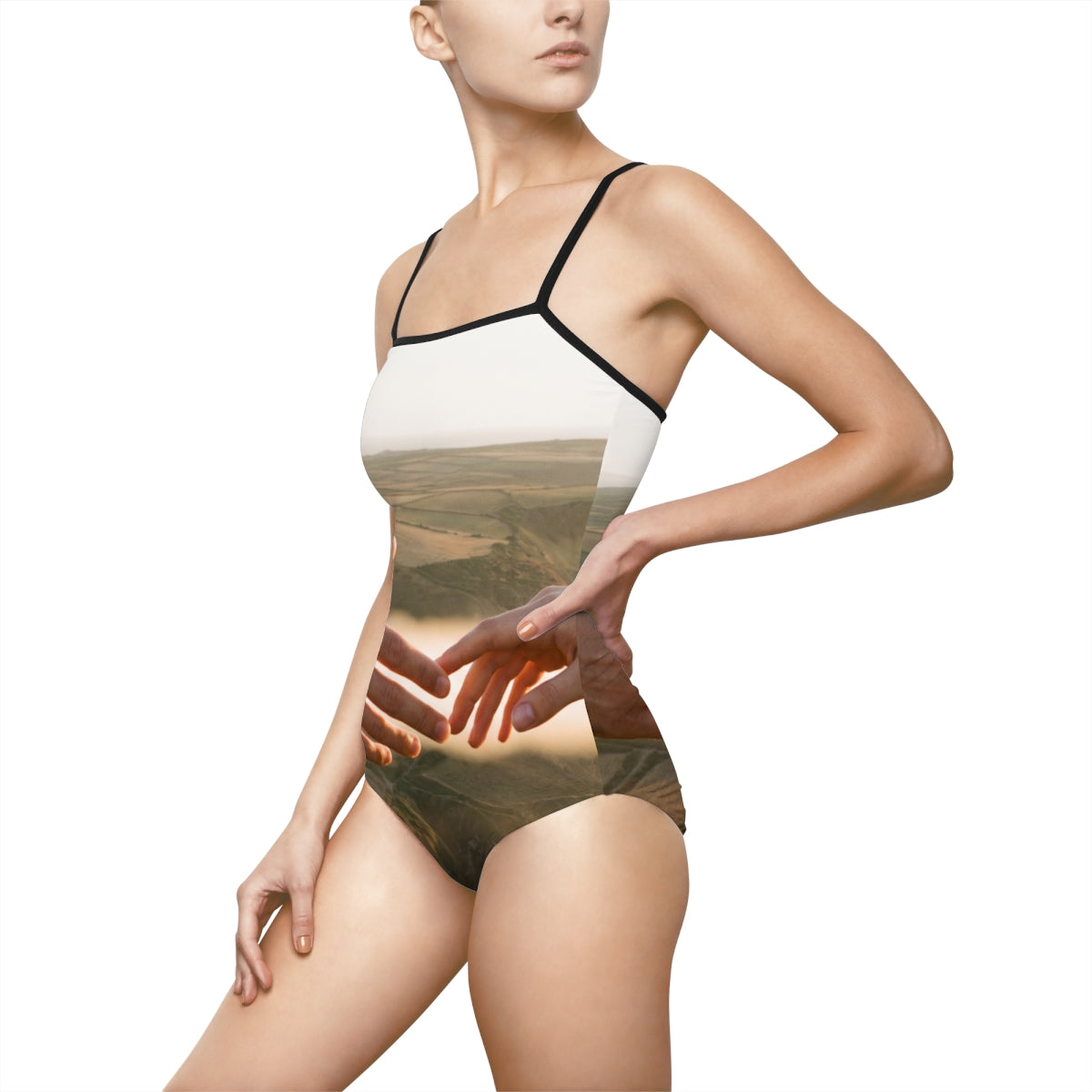 Women's One-piece Swimsuit - The Infinite Touch | Ethereal...