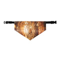 Pet Bandana Collar - Cinematic Amber Shatter Wall Art |...