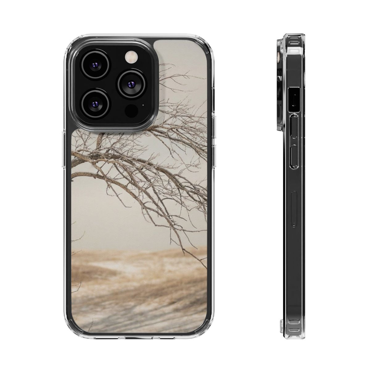 Clear Impact-Resistant Cases - Clear Phone Case - Winter...