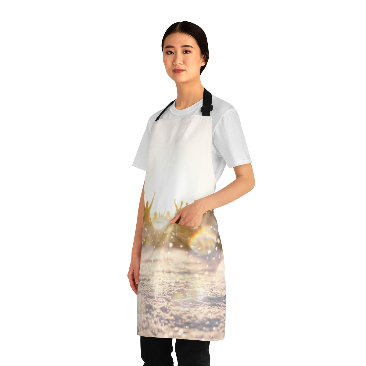 Golden Hour Crowd Celebration Apron