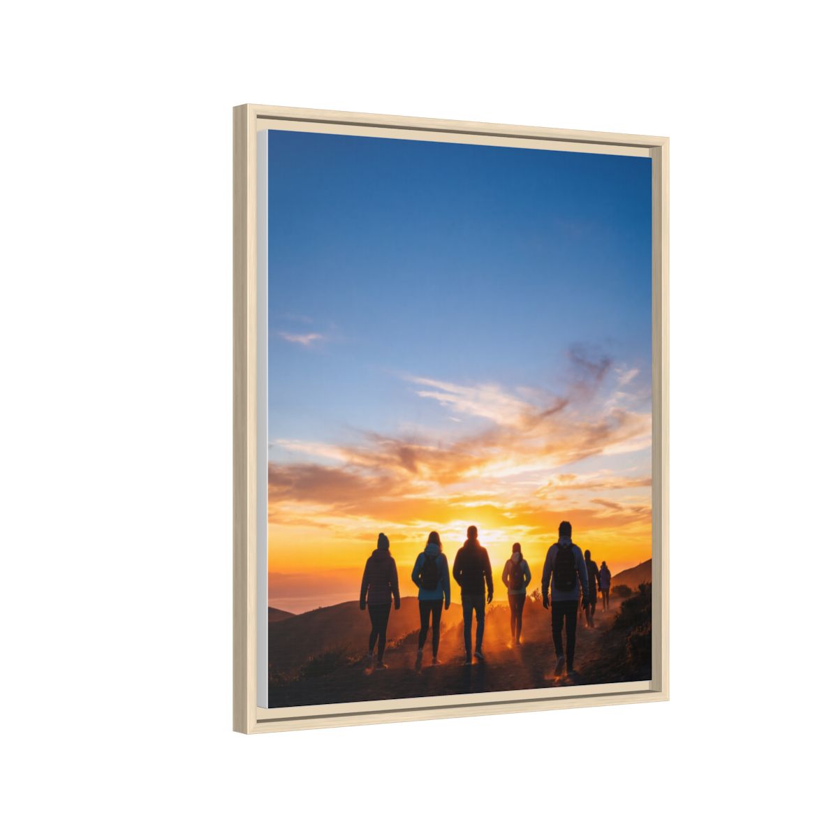 Matte Canvas, Framed - Epic Dawn Trek