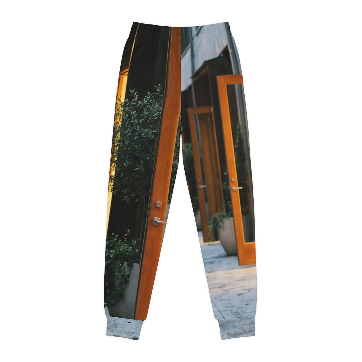 Youth Joggers - Urban Twilight Promenade | Echovira Gallery